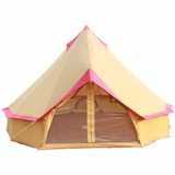 Large Space Mongolia Yurt Tent 8-10 Person Outdoor Waterproof Oxford Family Tent for Self-drive...